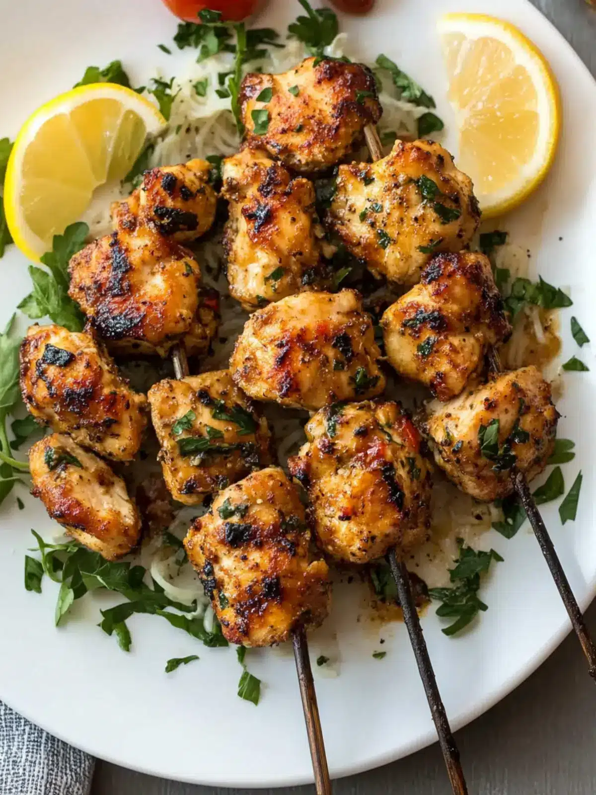 Air Fryer Chicken Spiedini