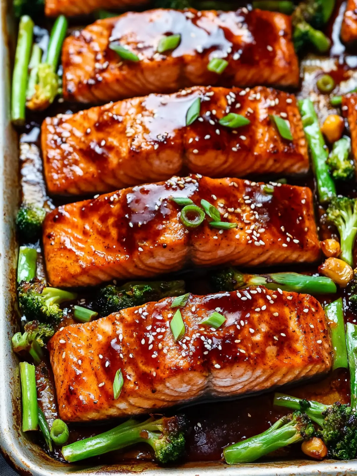 Easy Sheet Pan Teriyaki Salmon