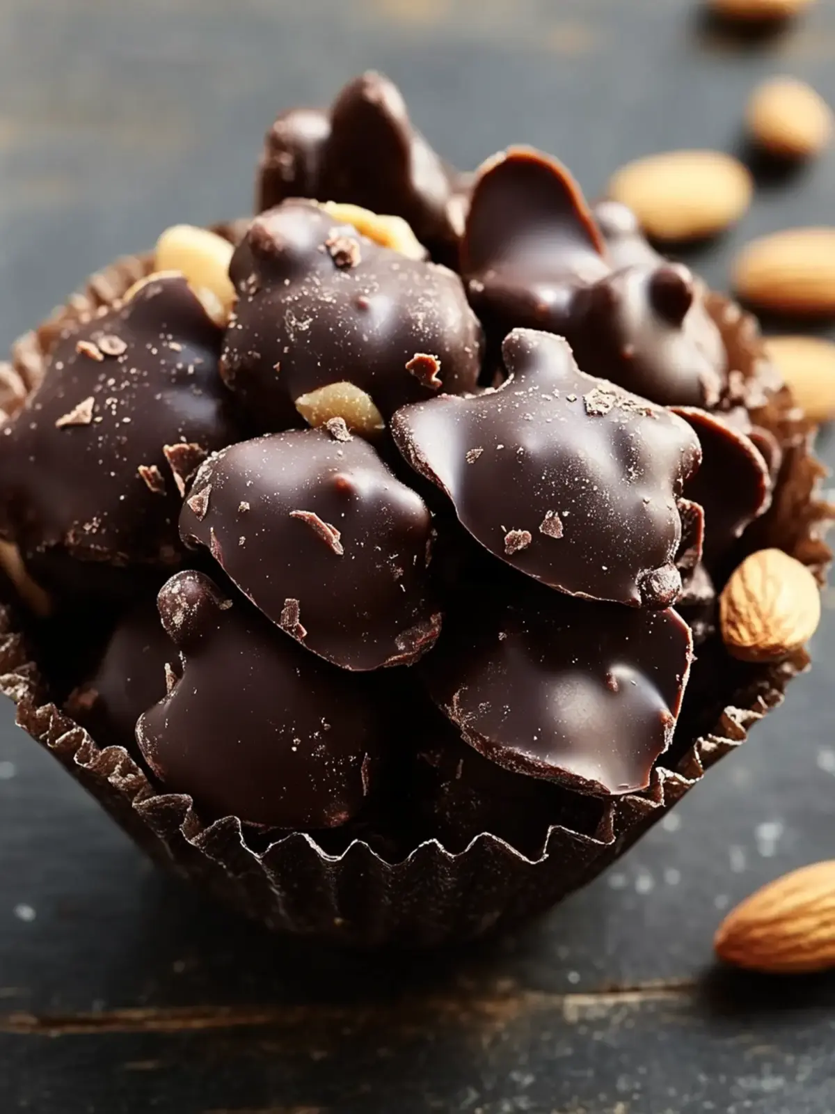Dark Chocolate Nut Clusters