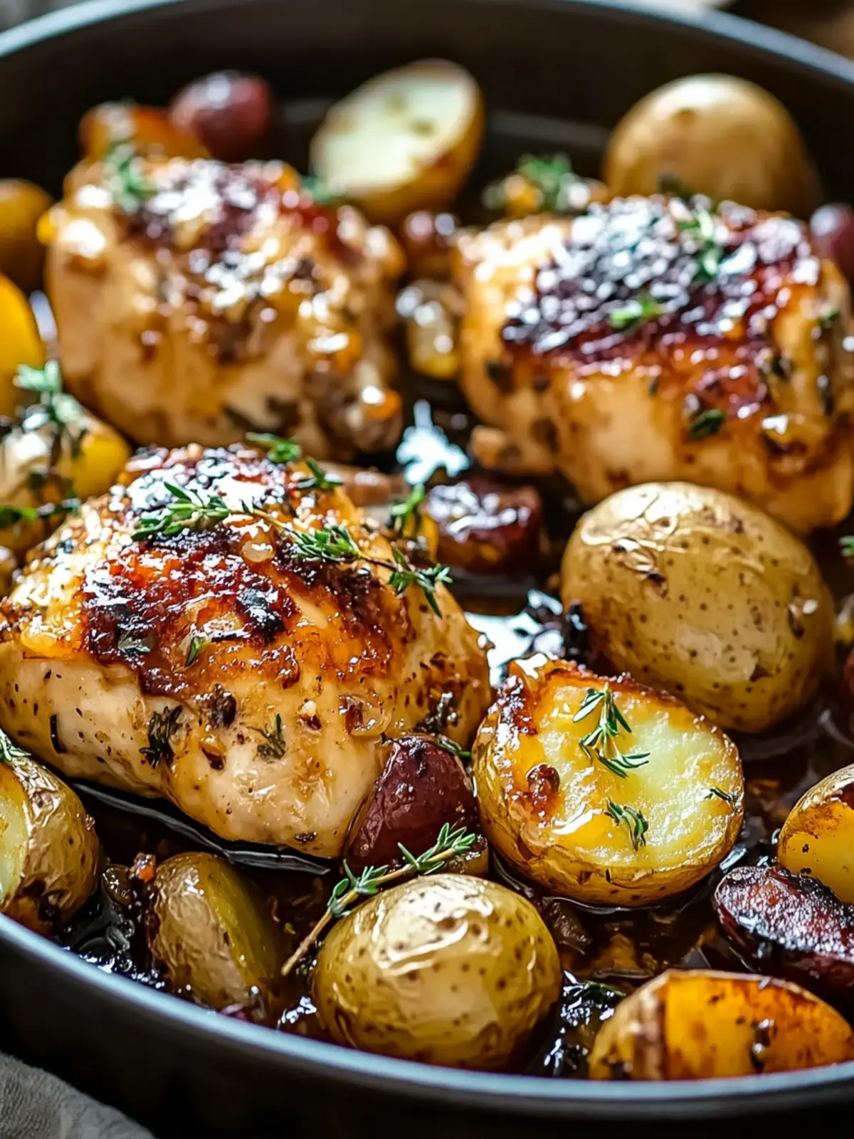 Savor One-Pan Honey Mustard Chicken and Potatoes for Easy Comfort 2 Savor One-Pan Honey Mustard Chicken and Potatoes Tonight!