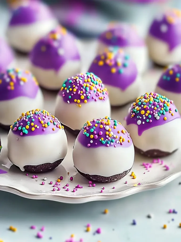 Decadent King Cake Oreo Balls: Your No-Bake Mardi Gras Delight