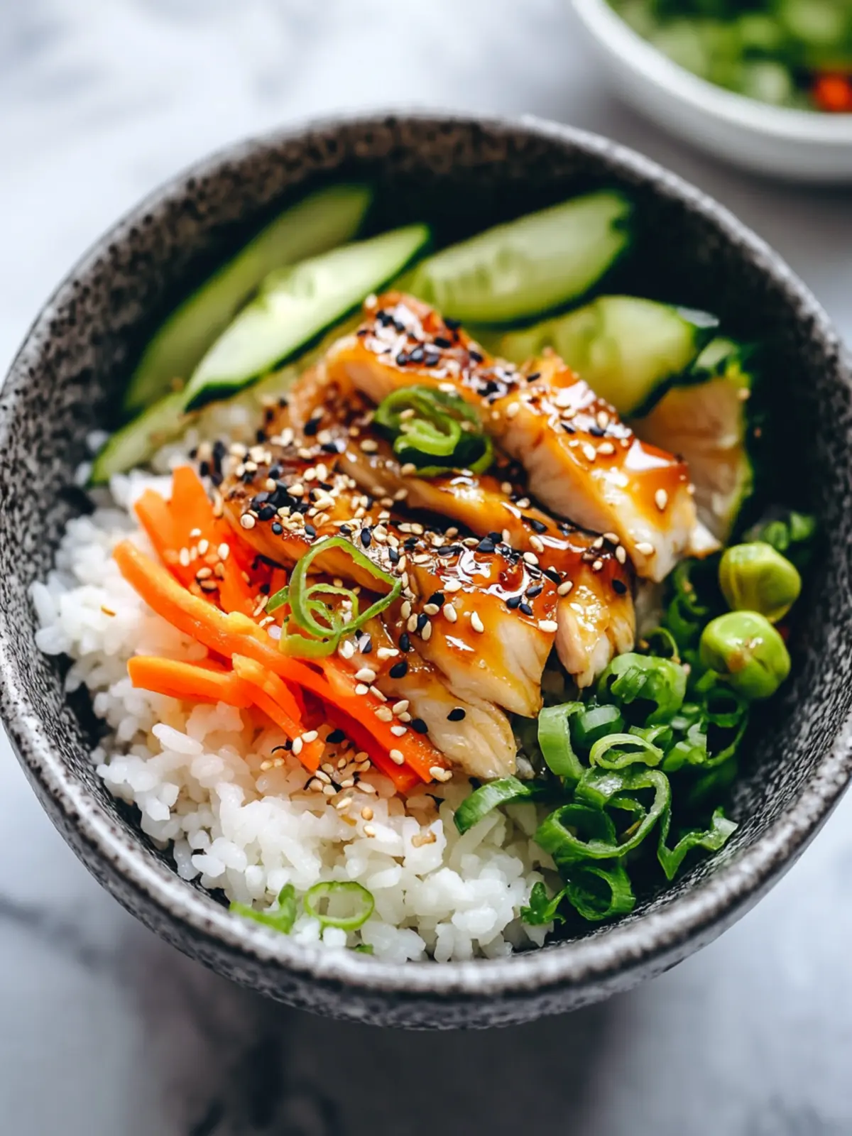 Sesame Ginger Rice Bowl with Mackerel