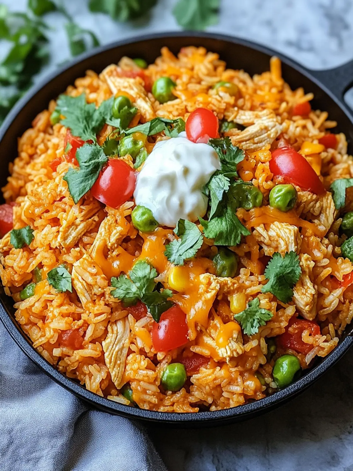 Savory Cheesy Chicken Taco Rice in Just 30 Minutes Flat 3 Savory Cheesy Chicken Taco Rice in Just 30 Minutes!