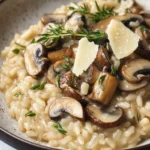 Homemade Italian Mushroom Risotto