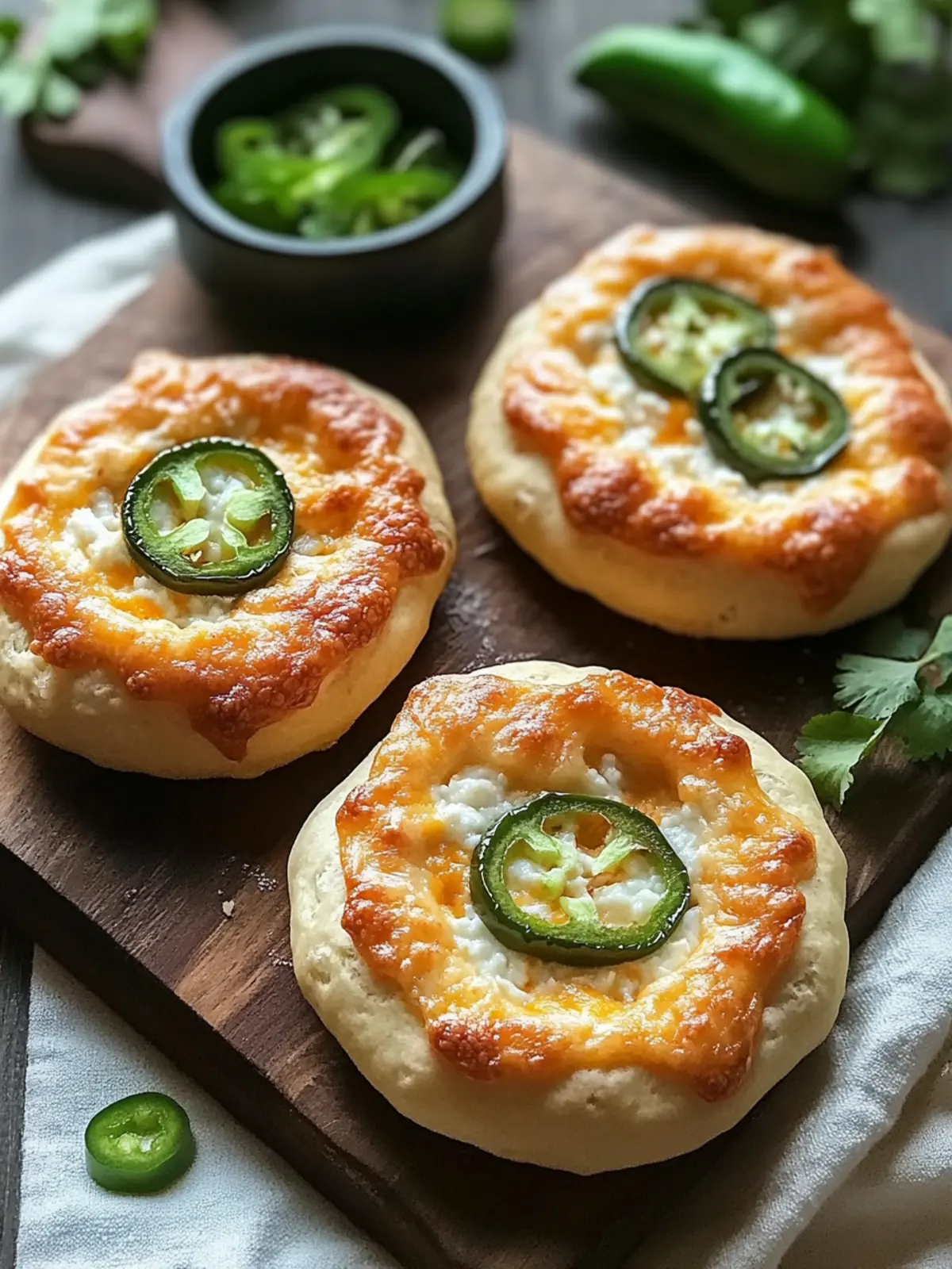 Baked Jalapeno Cheddar Protein Bagels With Cottage Cheese Bliss
