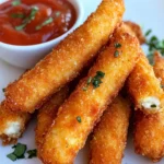 Easy Fried Mozzarella Cheese Sticks