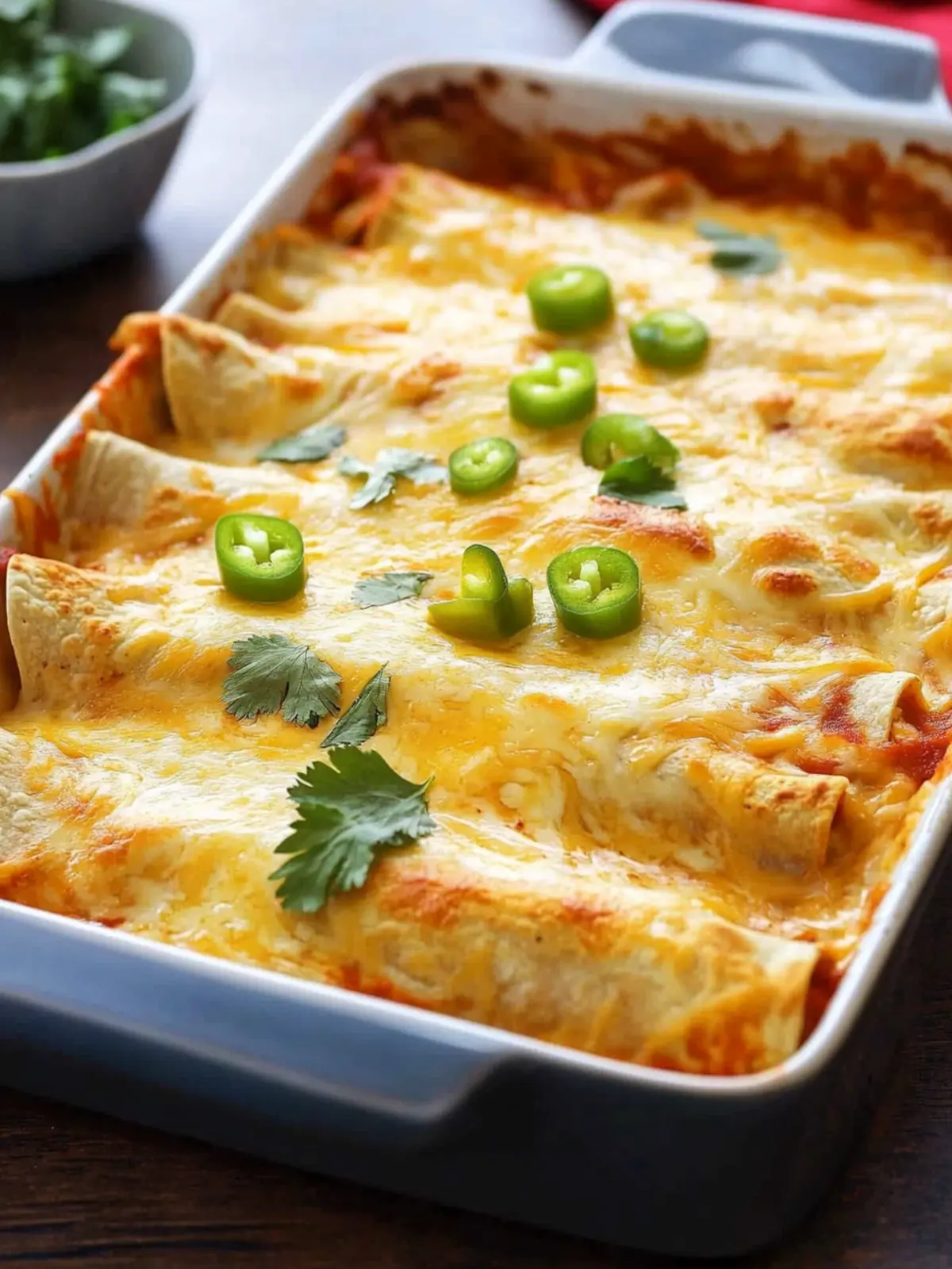 Sour Cream Chicken Enchiladas