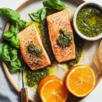 Hey Pesto! Roasted Salmon Fillets