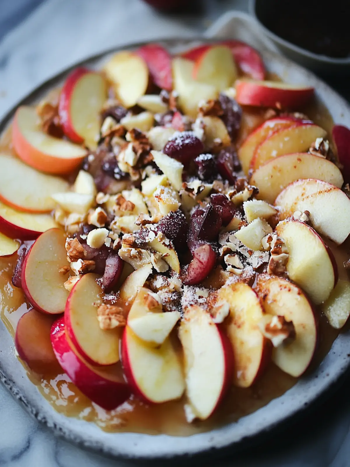 Delicious Healthy Apple Nachos with Nutty Drizzle That Delight 3 Healthy Apple Nachos