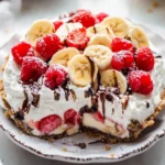 No-Bake Banana Split Pie