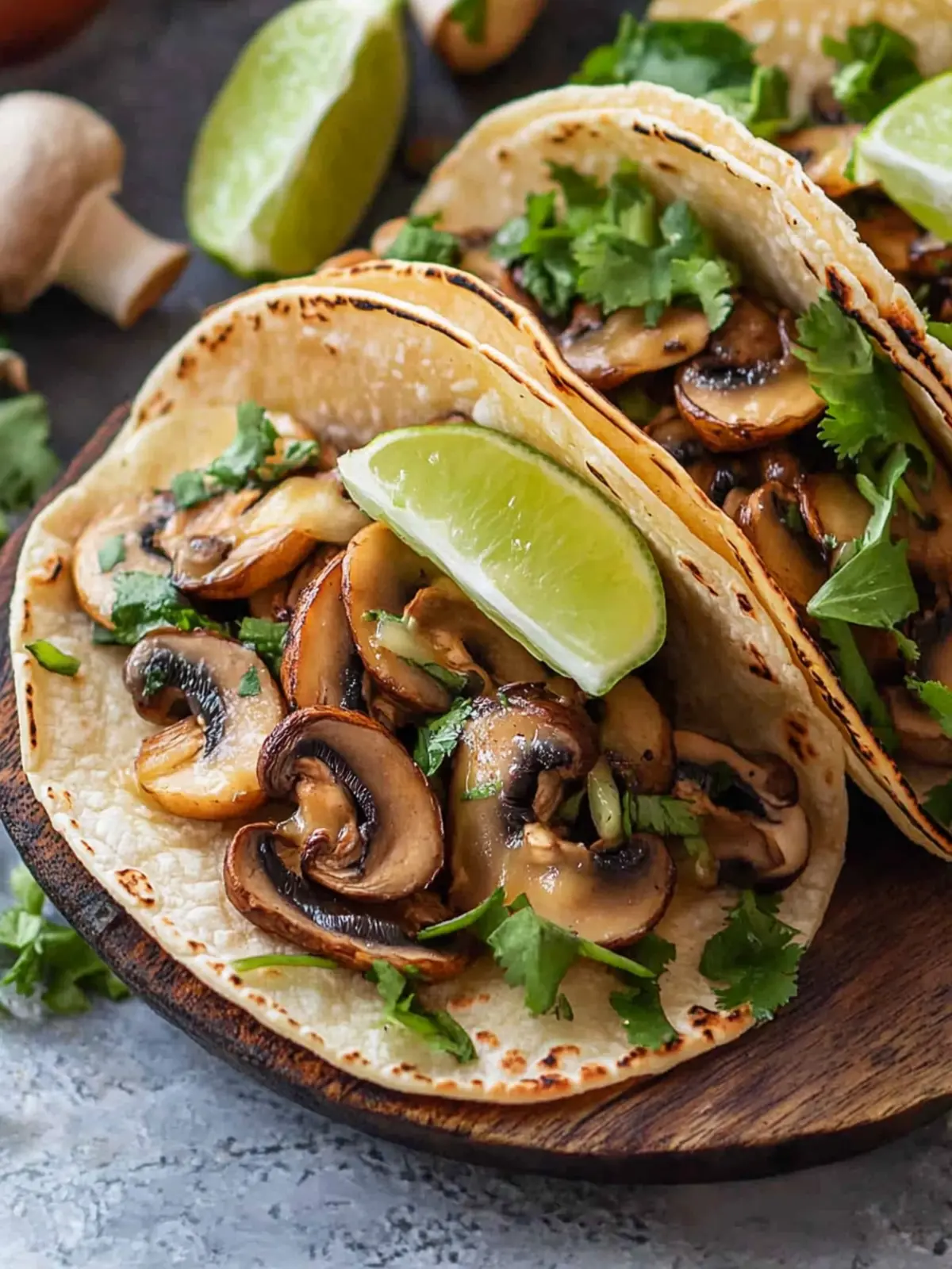 Delicious Mushroom Tacos Ready in 20 Minutes or Less 3 Mushroom Tacos