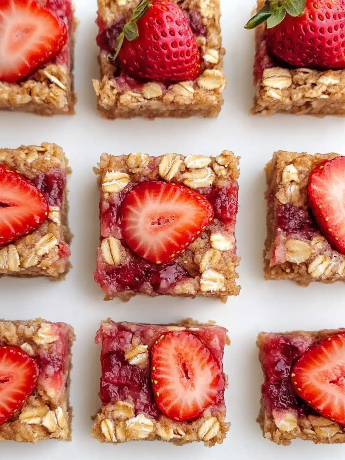 Delicious Strawberry Oatmeal Bars for Guilt-Free Snacking 2 Strawberry Oatmeal Bars