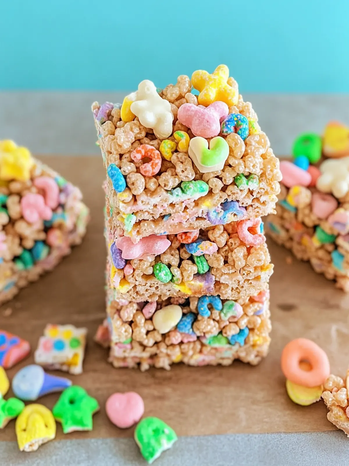 Lucky Charms Rice Krispie Treats for Sweet, No-Bake Fun 3 Lucky Charms Rice Krispie Treats