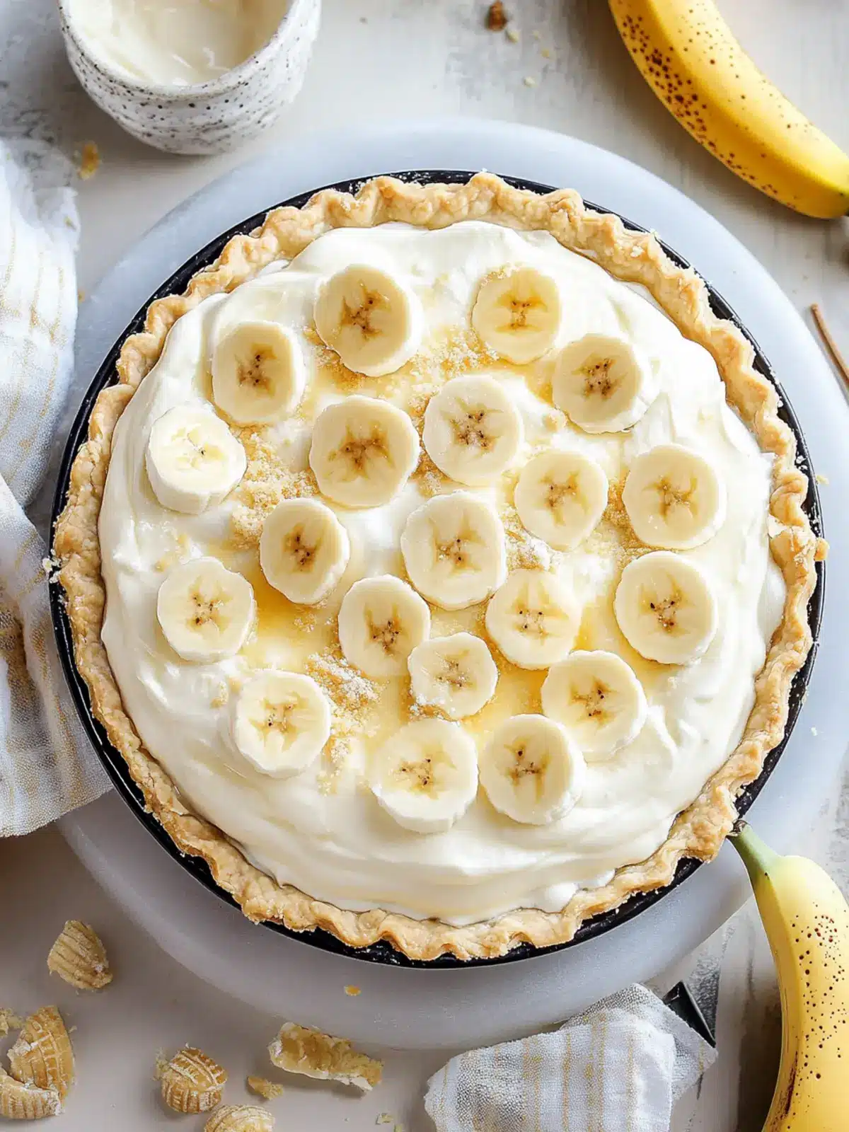 Banana Cream Pie With Pudding Mix