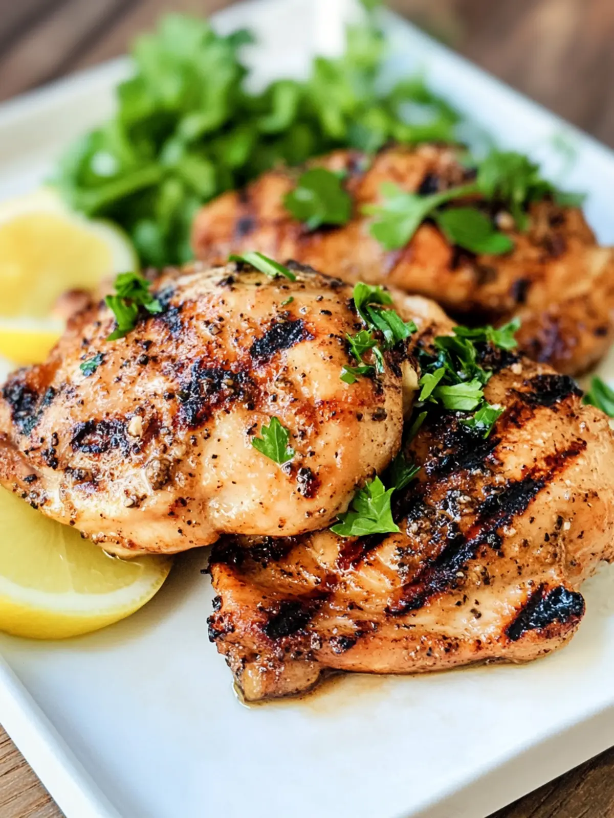 Grilled Boneless Skinless Chicken Thighs
