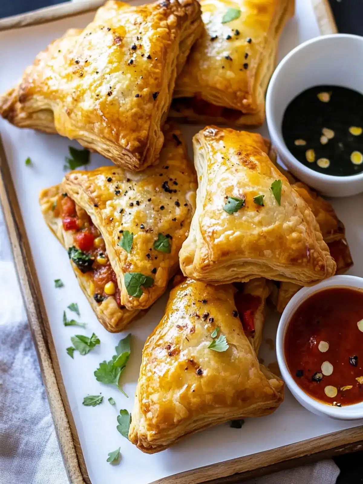Paneer Puff Pastry