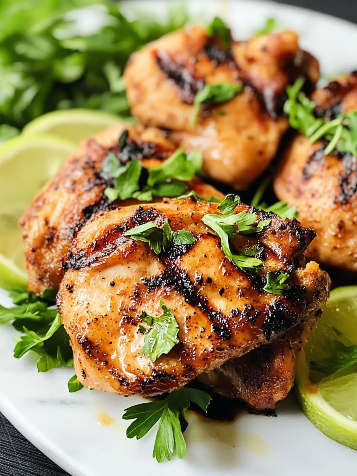 Grilled Boneless Skinless Chicken Thighs