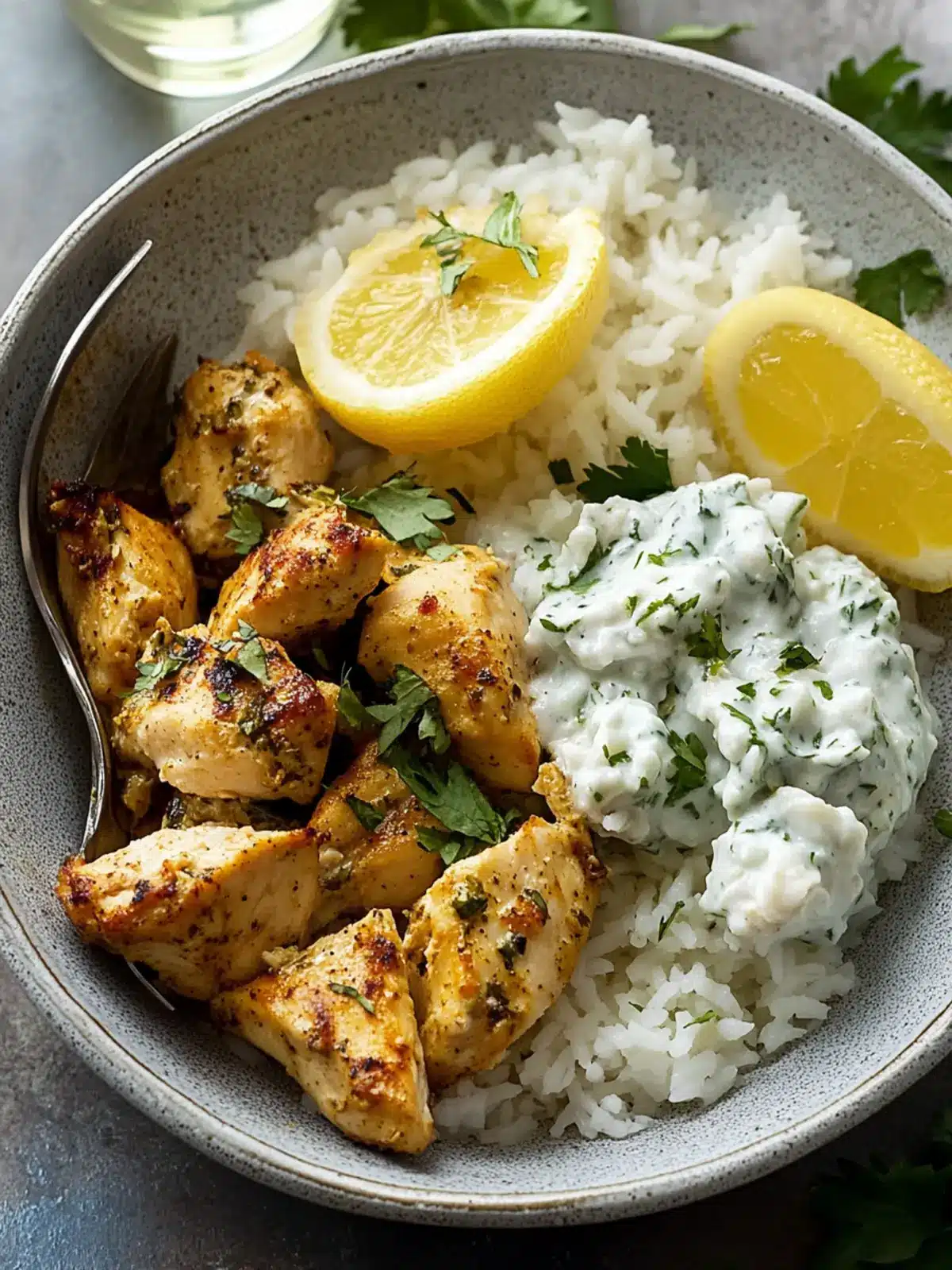 Delicious Dump and Bake Chicken Tzatziki and Rice in Minutes 2 Dump and Bake Chicken Tzatziki and Rice