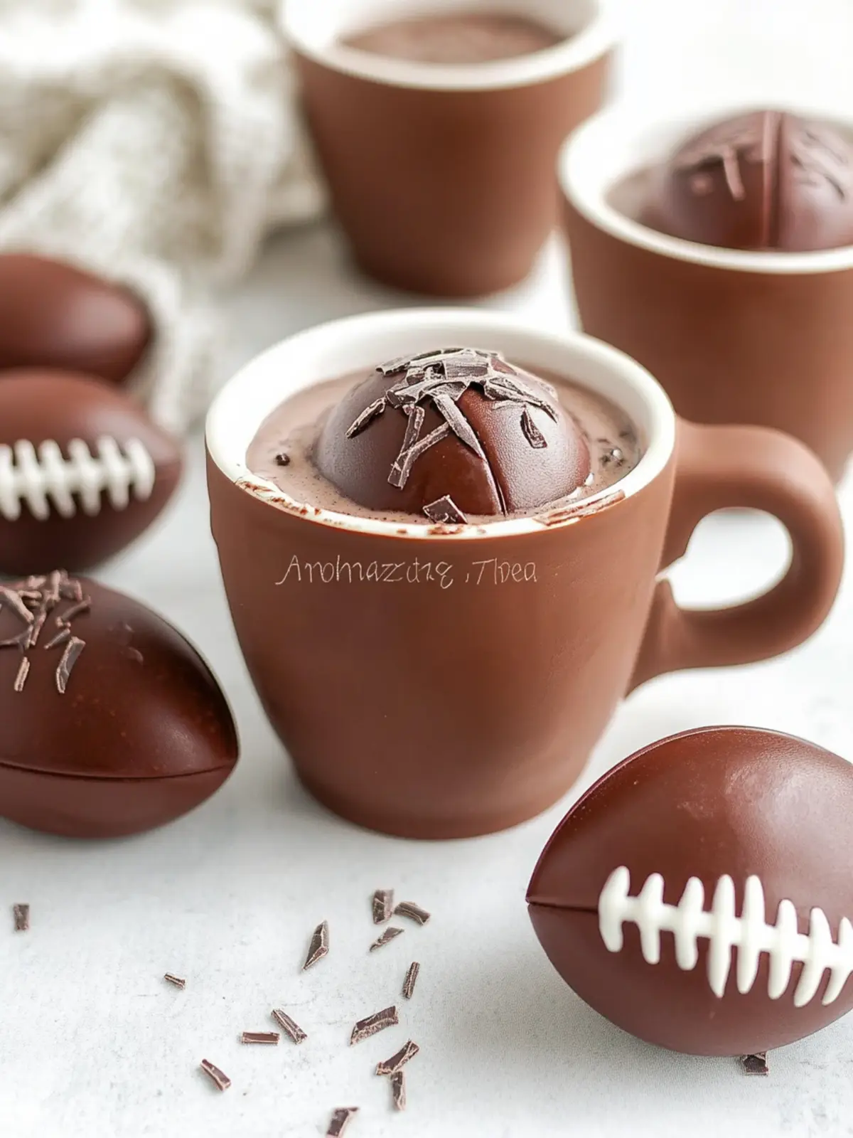 Football Hot Chocolate Bombs: Perfect Treat for Game Day Fun 2 Football Hot Chocolate Bombs