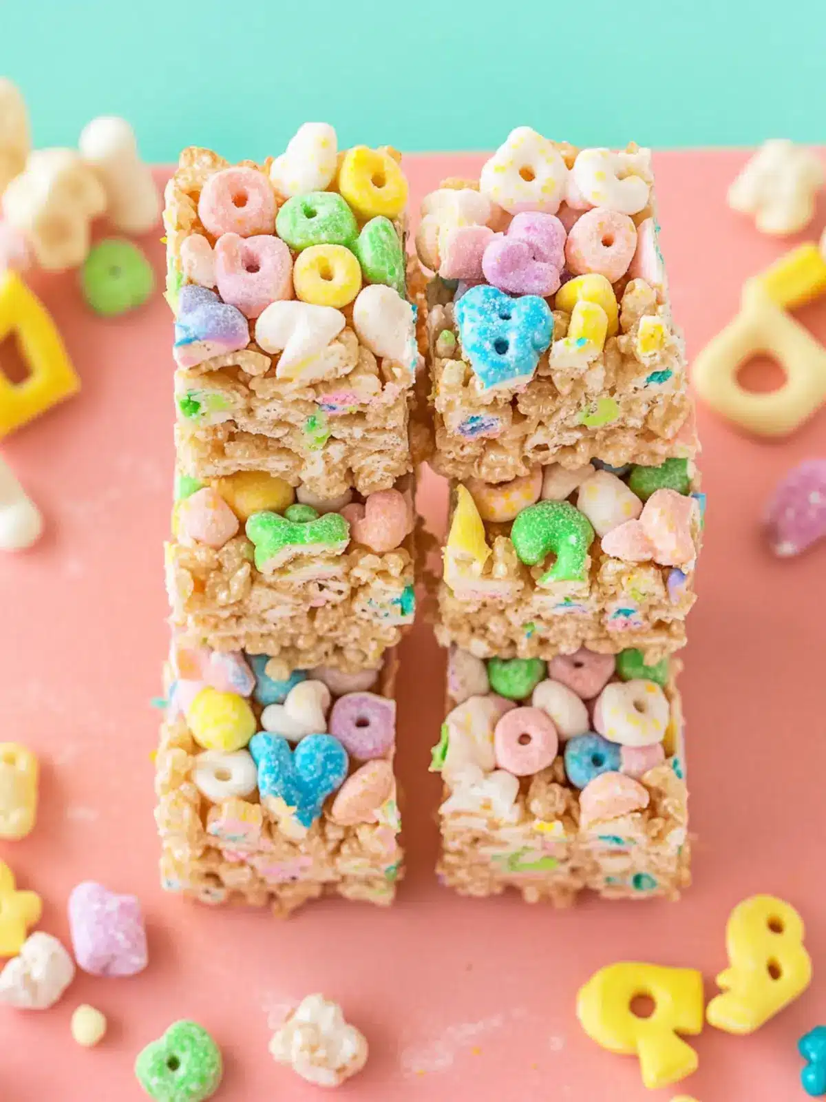 Lucky Charms Rice Krispie Treats for Sweet, No-Bake Fun 2 Lucky Charms Rice Krispie Treats