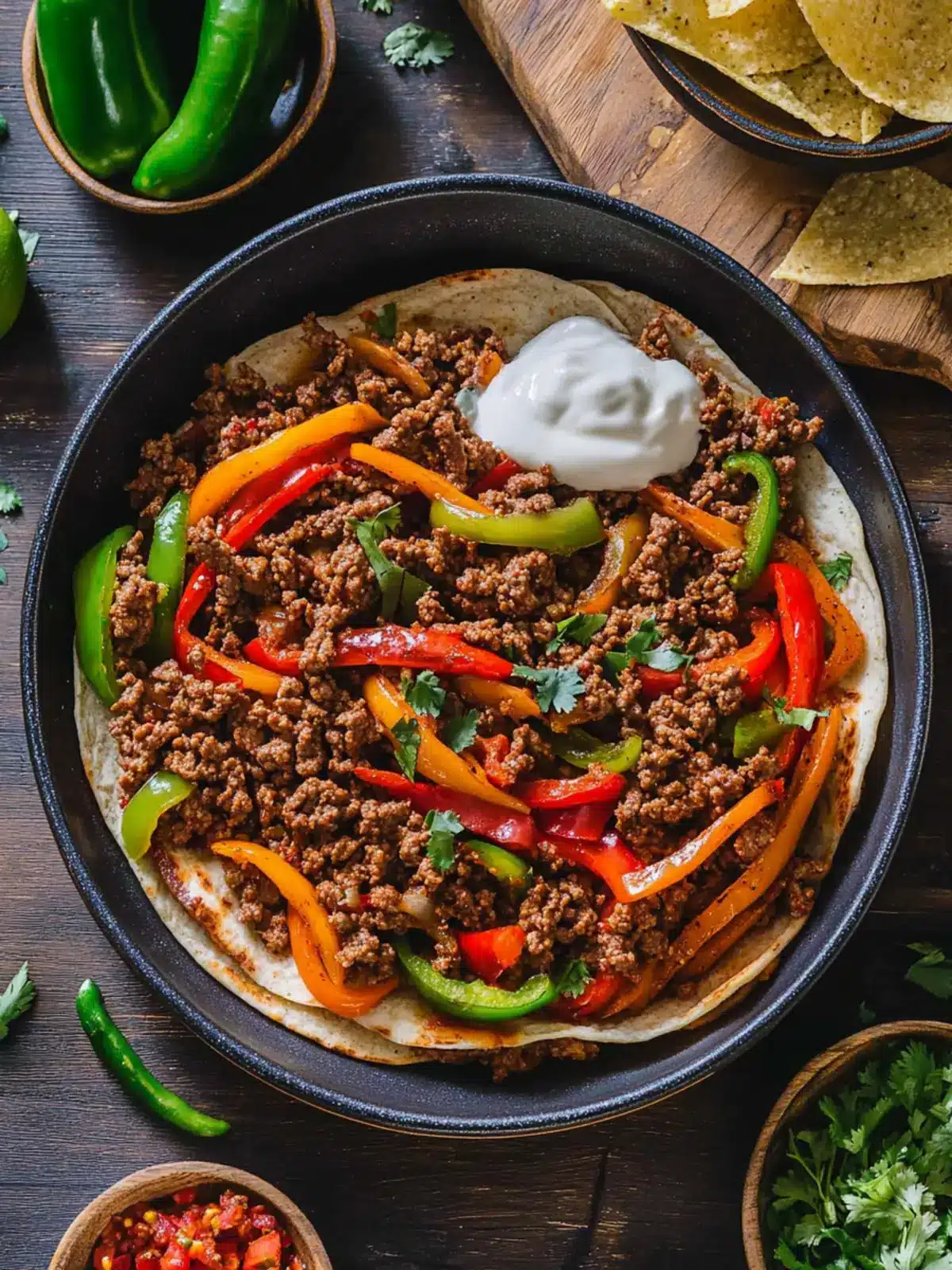 Ground Beef Fajita