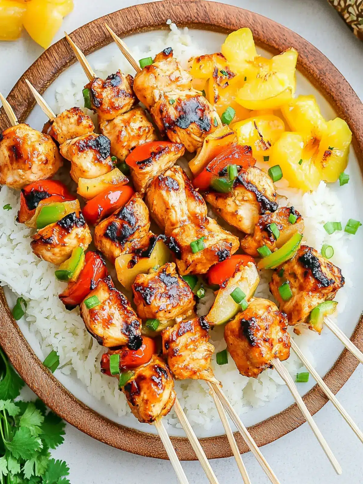 Hawaiian Chicken Kabobs