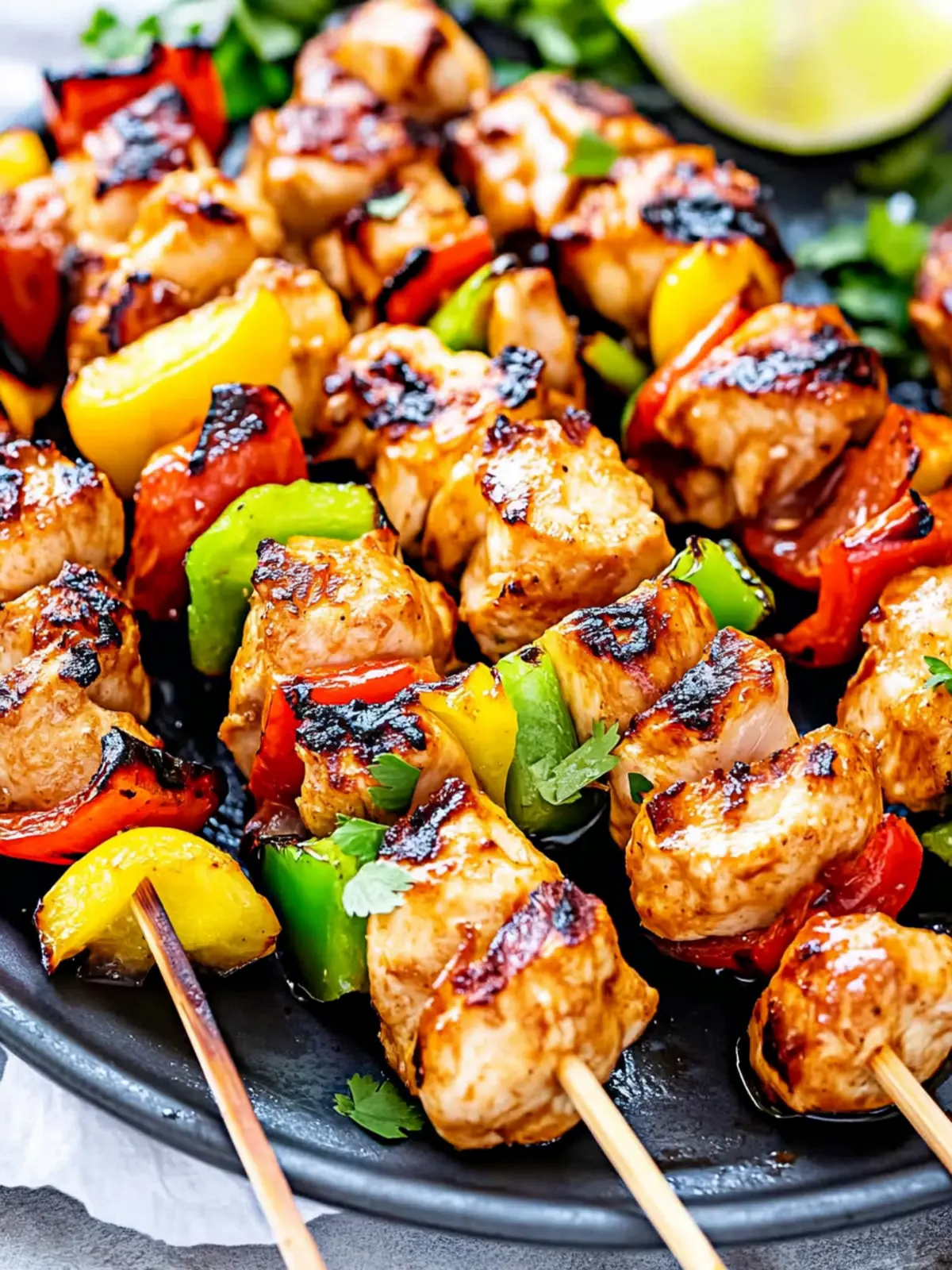 Hawaiian Huli Huli Chicken Kebabs
