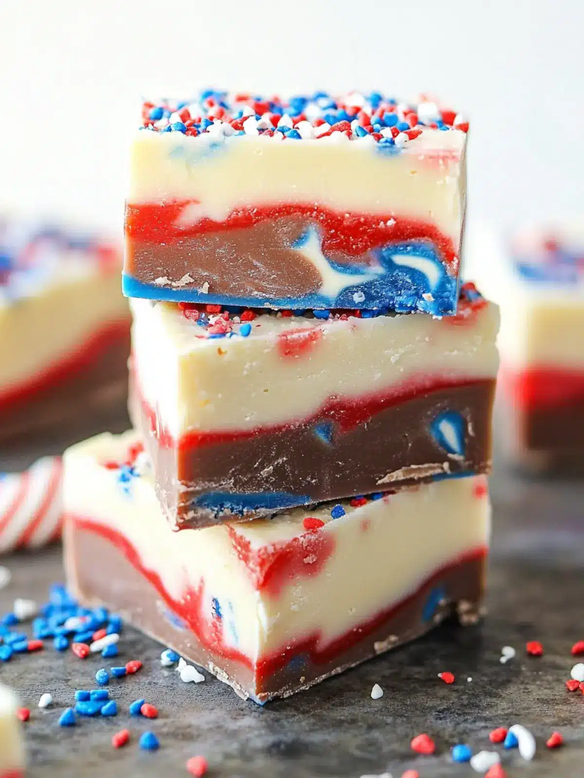 4th of July Fudge
