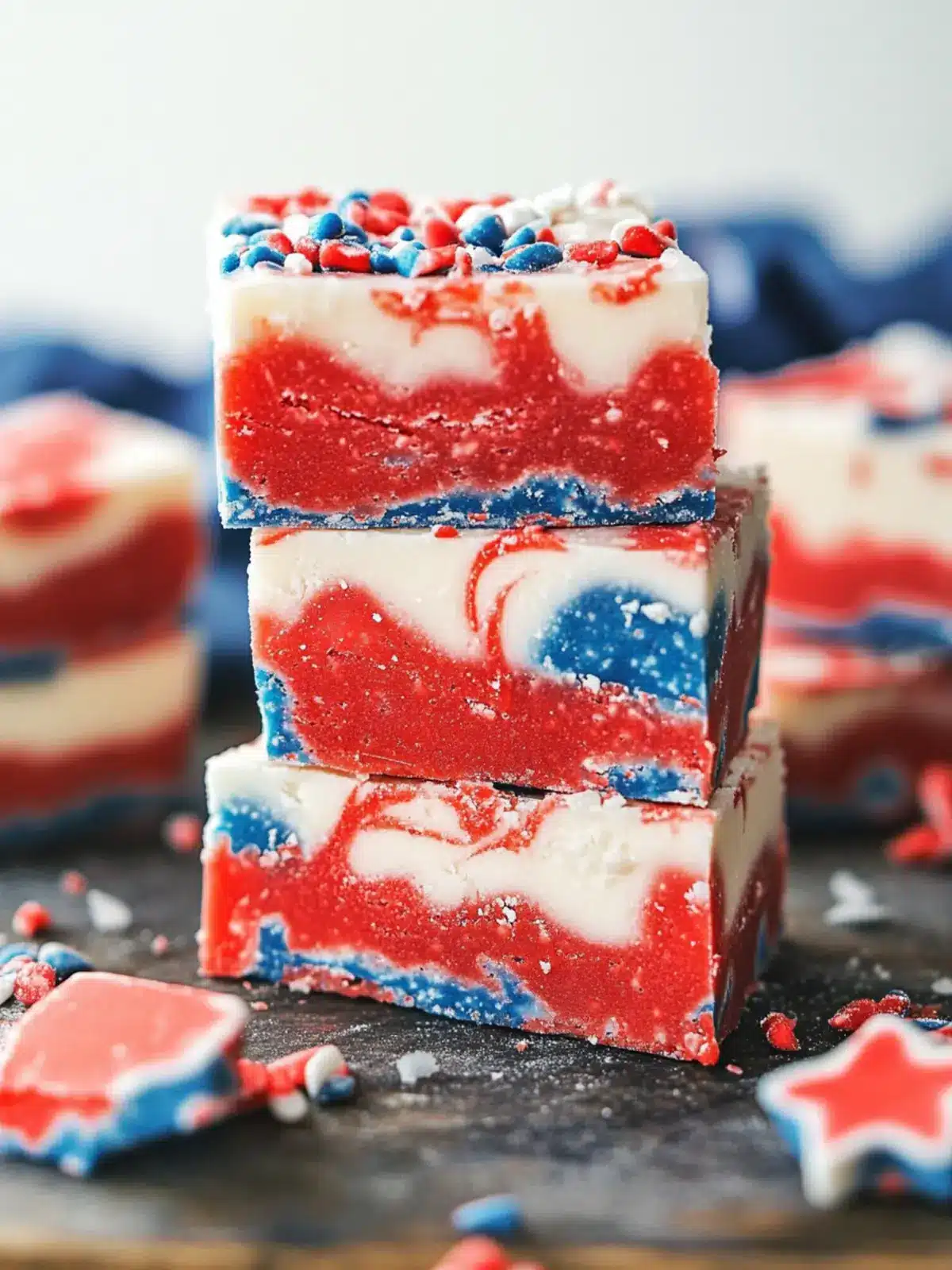 4th of July Fudge