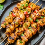 Thai Grilled Coconut Chicken Skewers