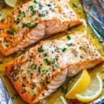 Sheet Pan Lemon Garlic Butter Salmon