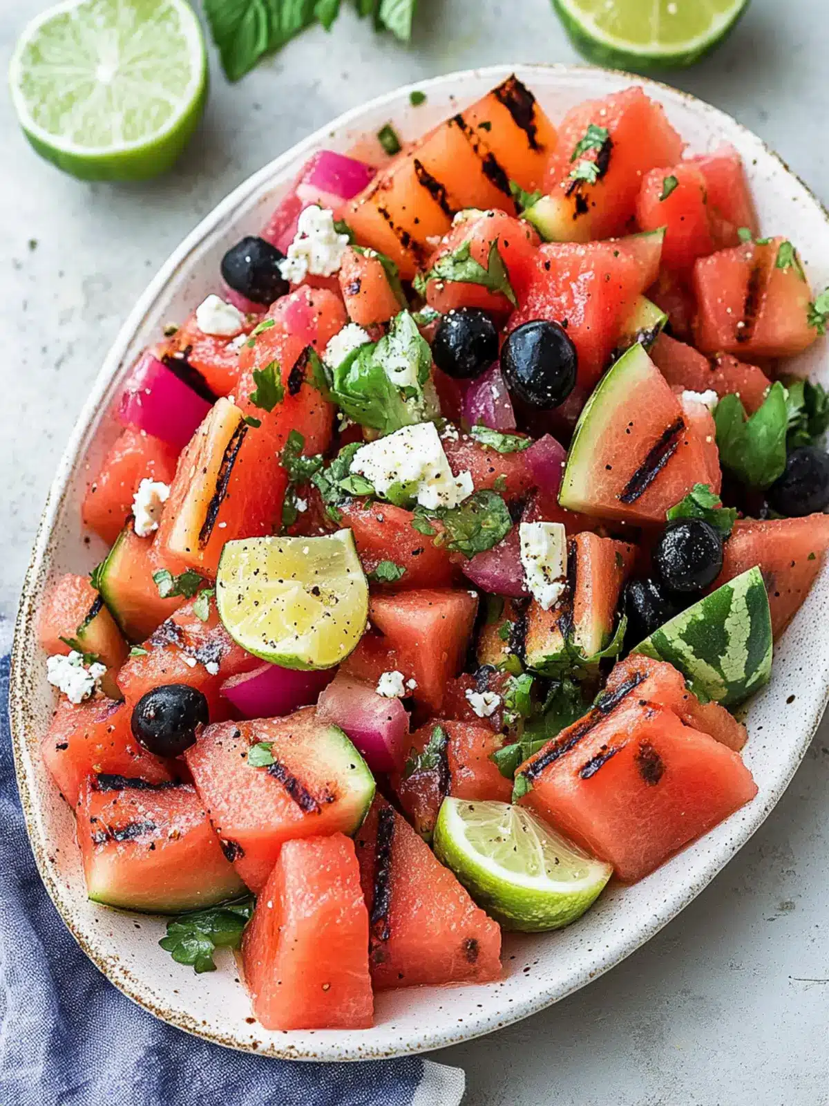 Grilled Watermelon Salad: A Refreshing Summer Delight 3 Grilled Watermelon Salad