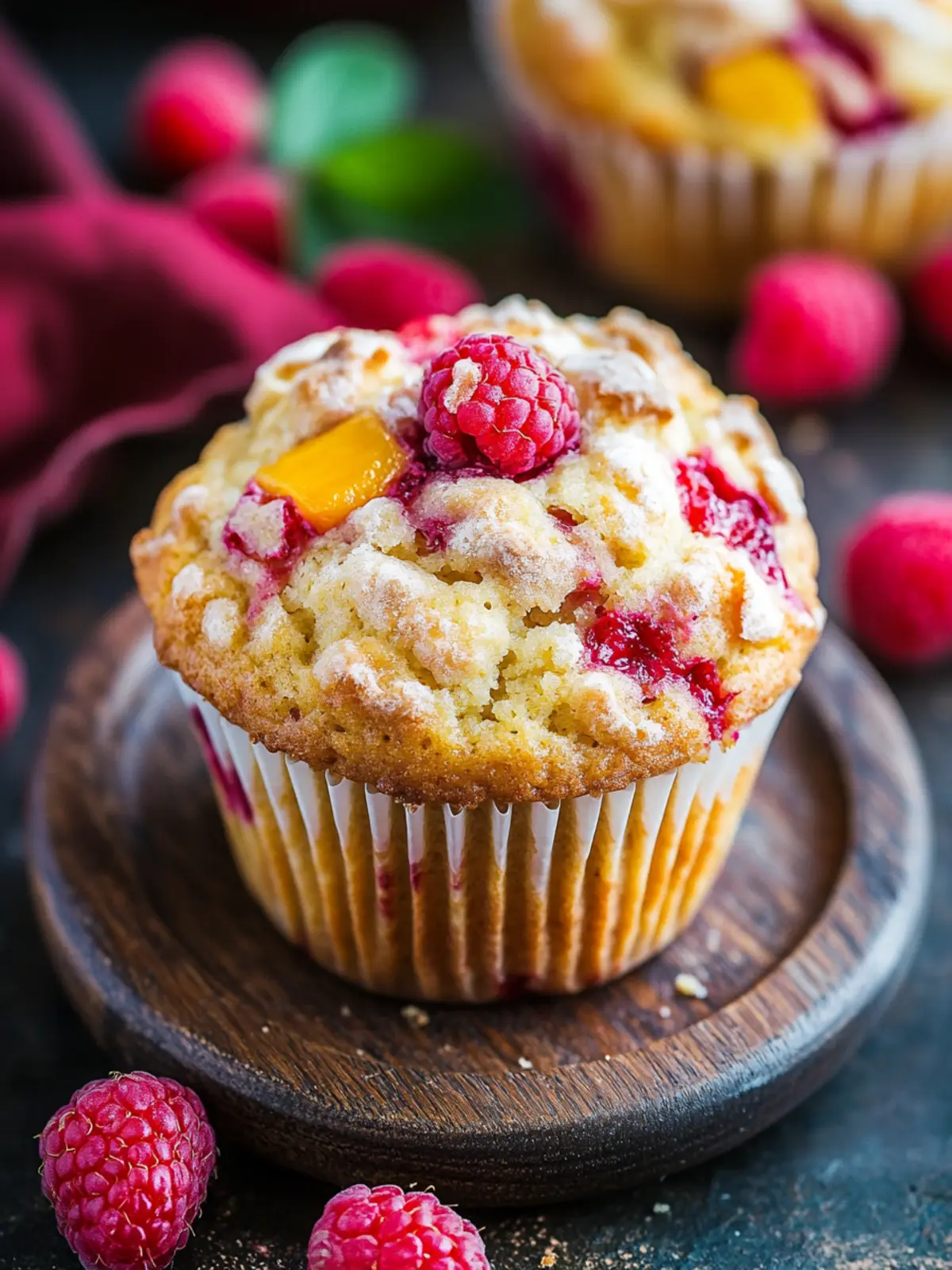 Delicious Raspberry Peach Muffins to Brighten Your Morning 5 Raspberry Peach Muffins