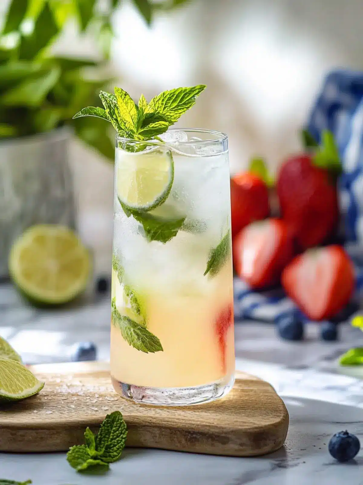 Celebratory 4th of July Mocktail for a Refreshing Twist 3 Mocktail