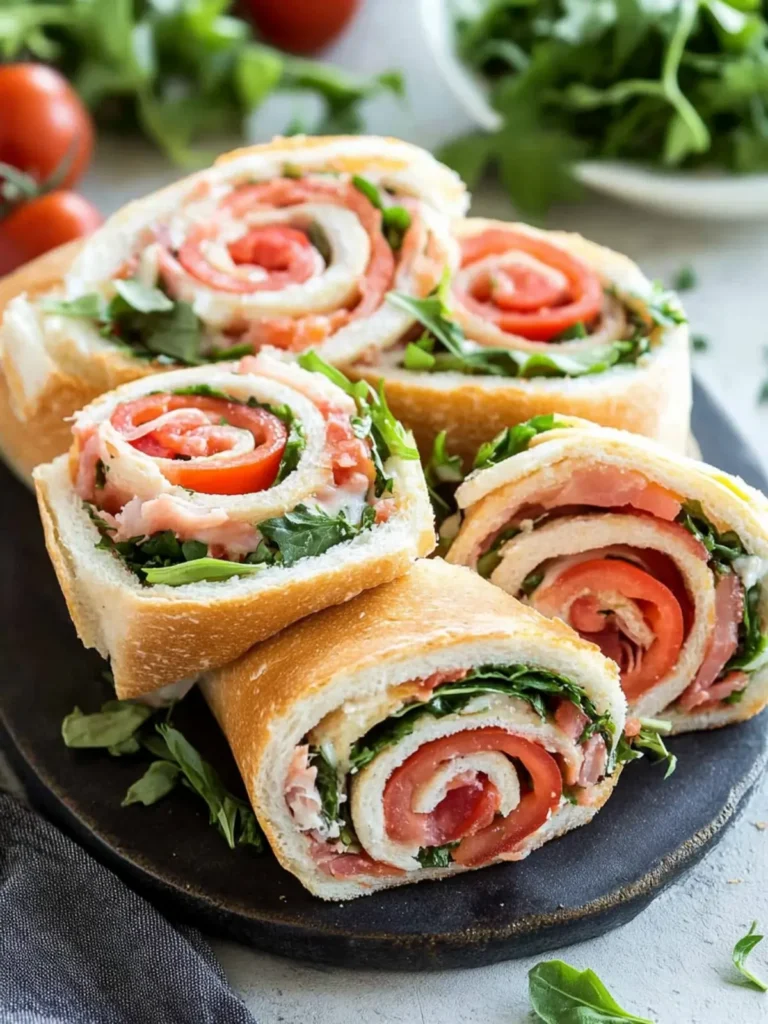 Italian Sub Pinwheels
