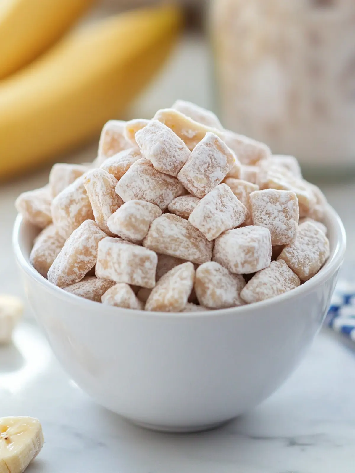 Banana Pudding Muddy Buddies – Your New Favorite Snack! 3 Banana Pudding Muddy Buddies