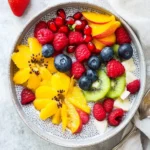 Summer Fruit Vanilla Bean Chia Pudding Bowl