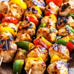 Hawaiian Huli Huli Chicken Kebabs