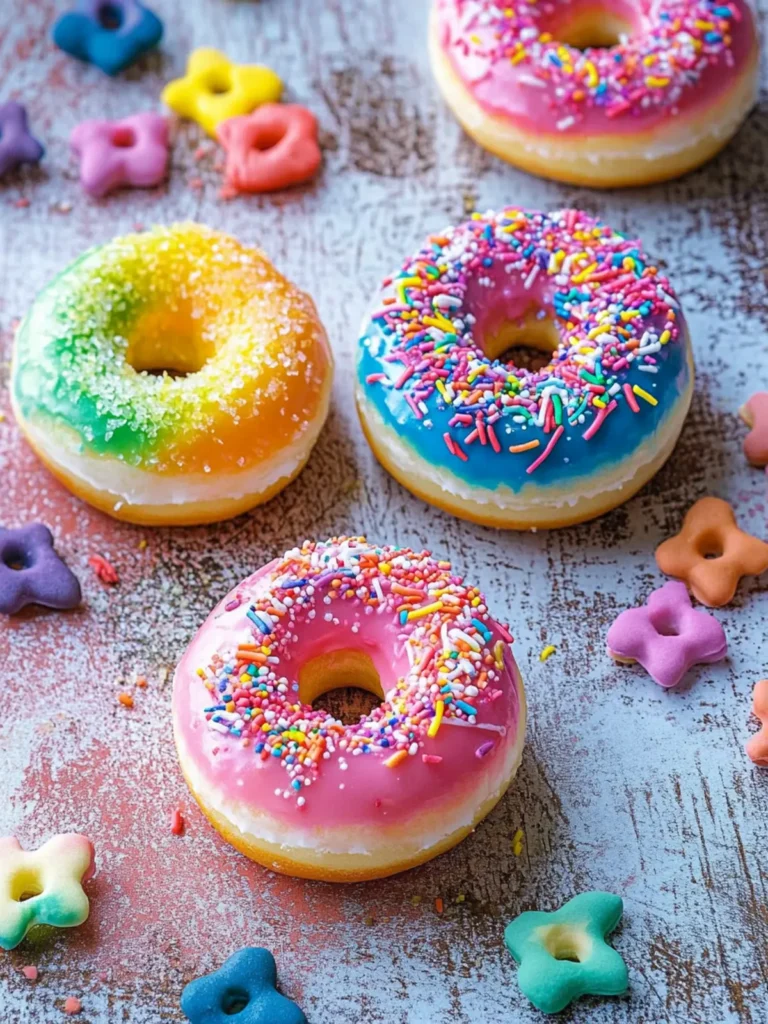Rainbow Donuts