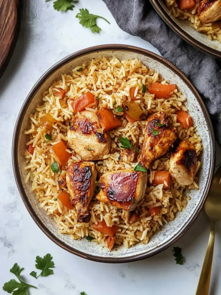 Middle Eastern Chicken Pilaf