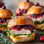 Sweet and Savory Turkey Cranberry Sliders