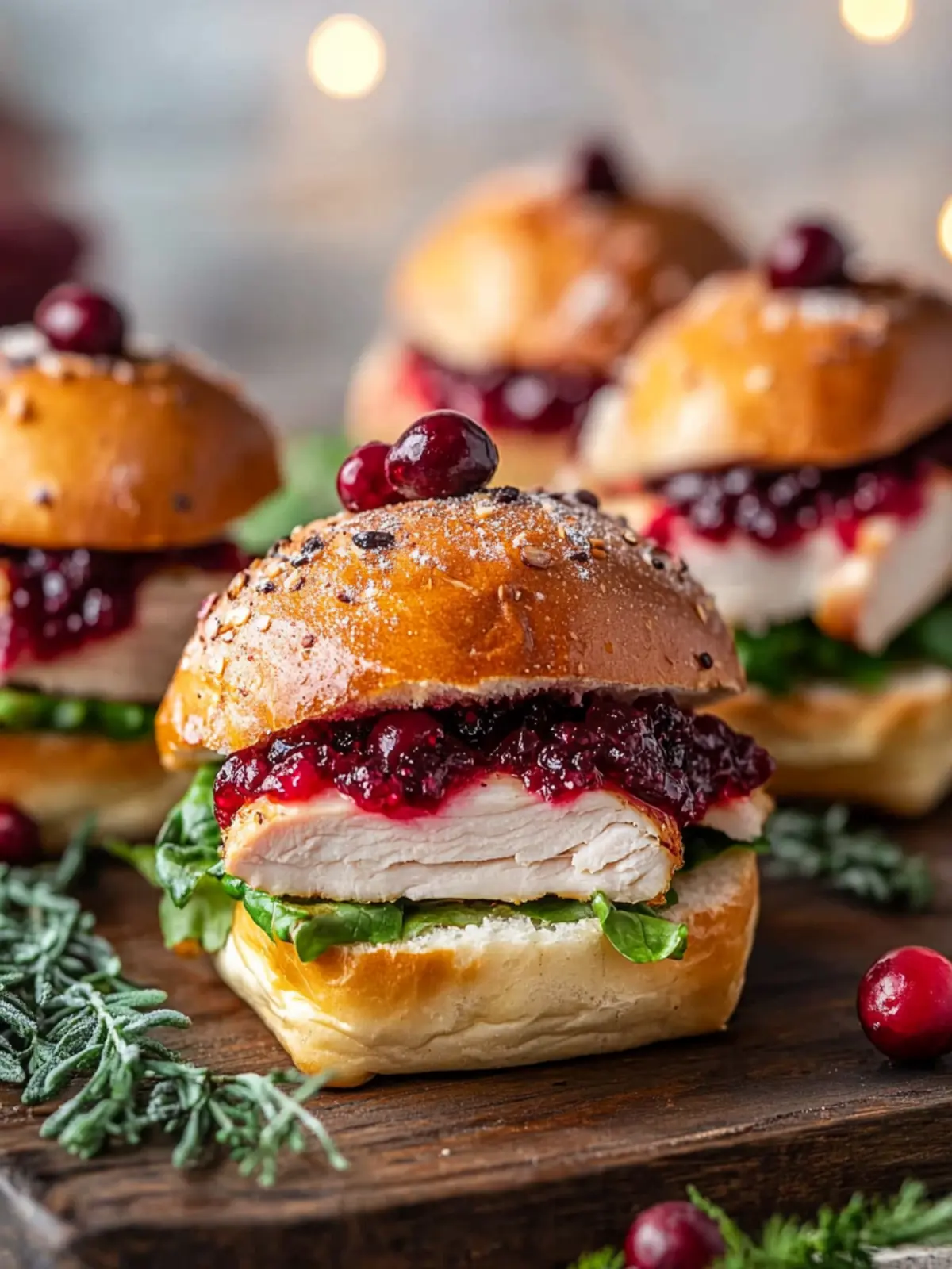 Sweet and Savory Turkey Cranberry Sliders for Easy Hosting 5 Sweet and Savory Turkey Cranberry Sliders