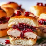 Sweet and Savory Turkey Cranberry Sliders