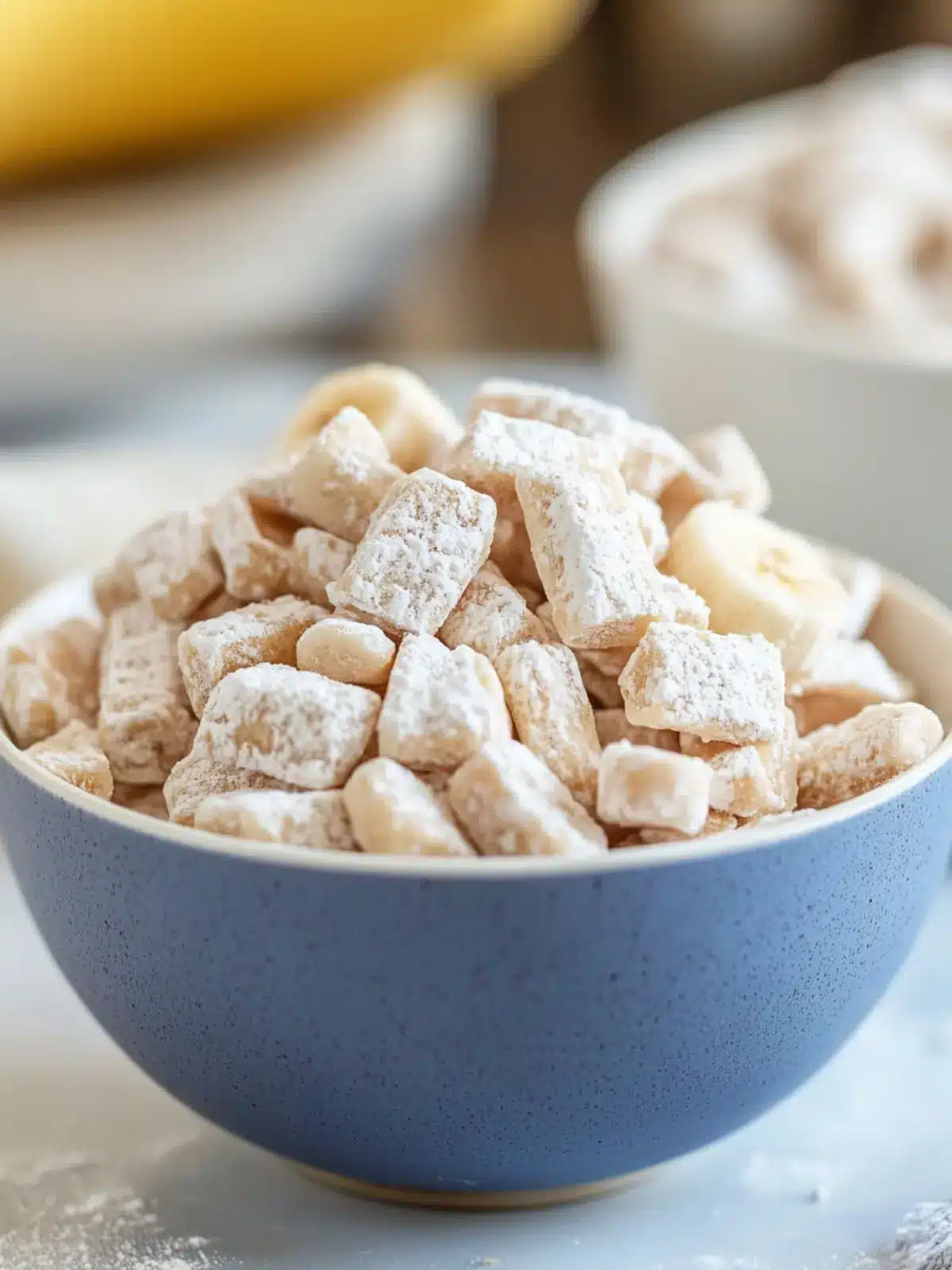 Banana Pudding Muddy Buddies – Your New Favorite Snack! 2 Banana Pudding Muddy Buddies