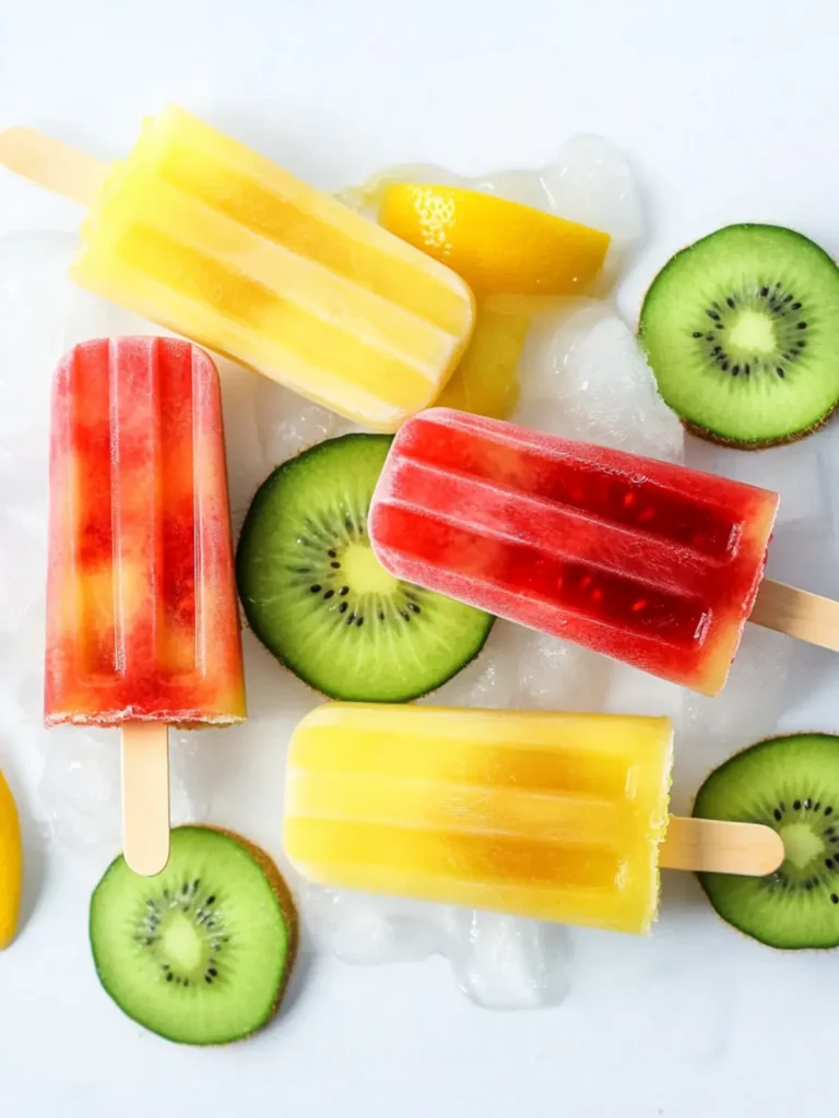 DIY Homemade Fruit Popsicles