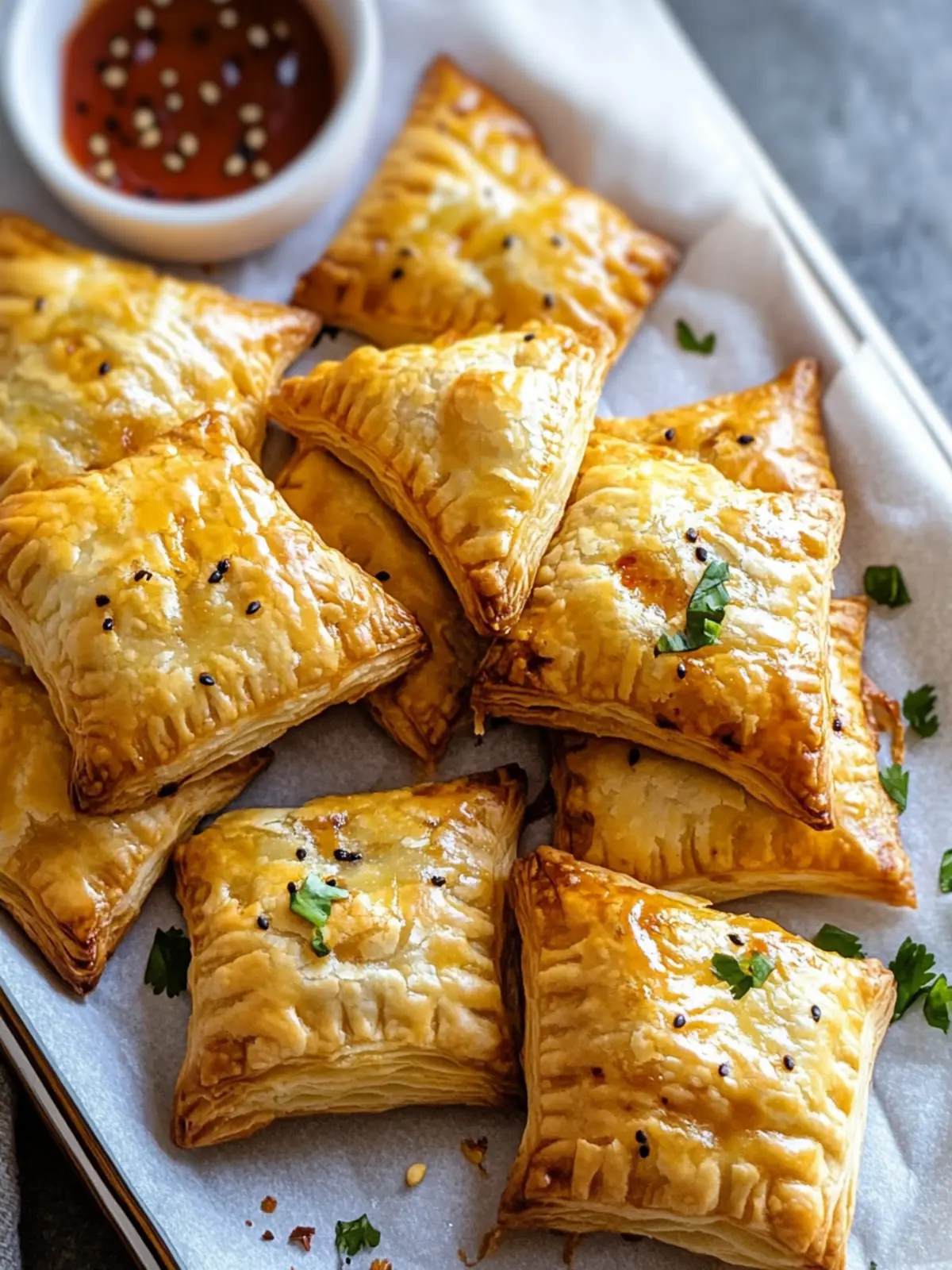 Paneer Puff Pastry