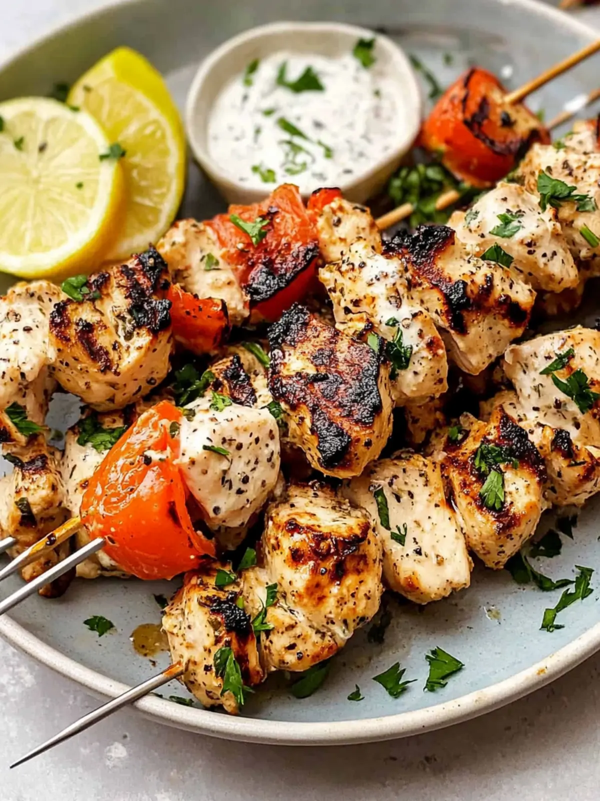 Greek Chicken Kabobs