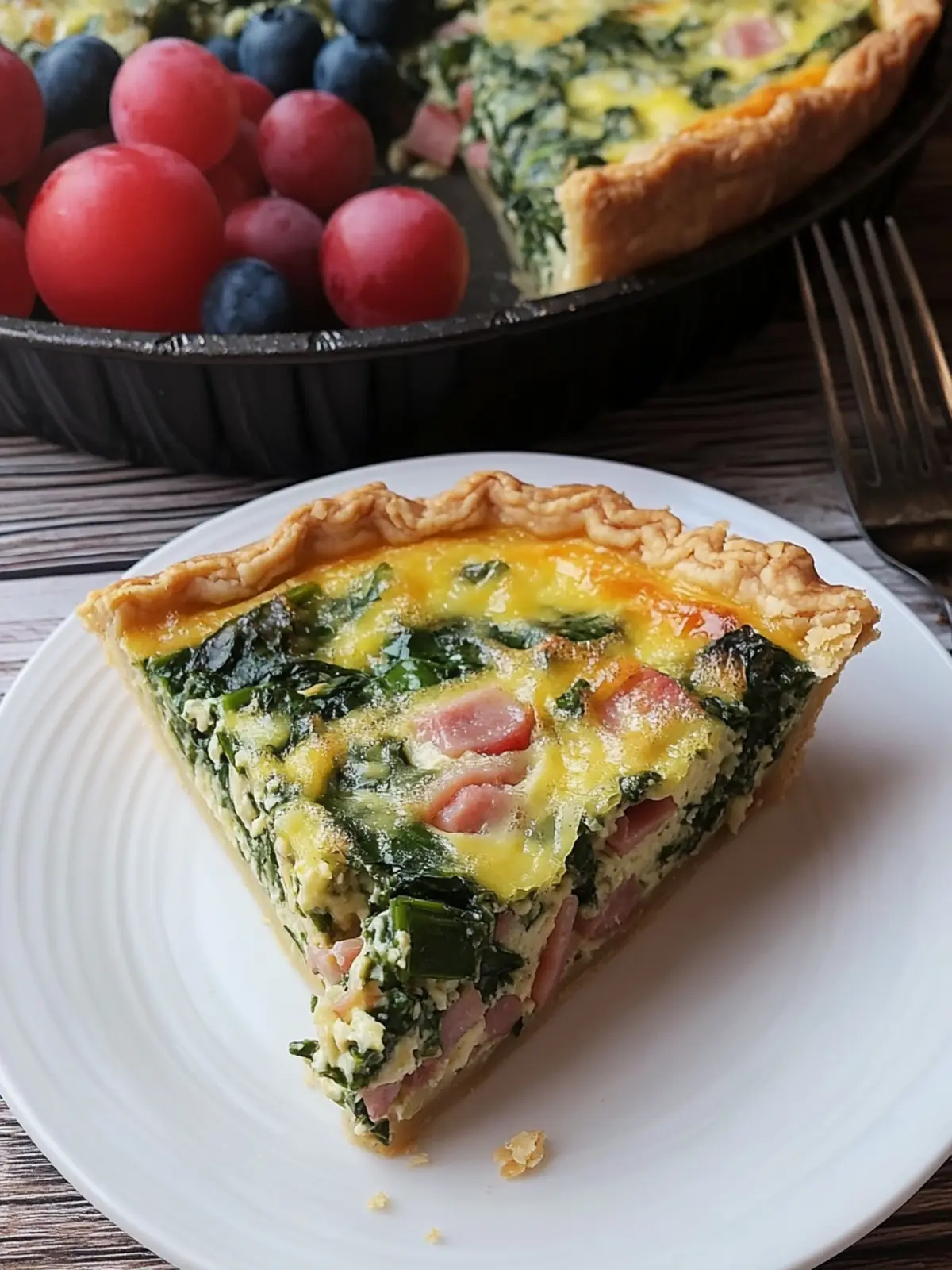 Spinach Ham Quiche: Your Perfect Make-Ahead Breakfast Delight 3 Spinach Ham Quiche