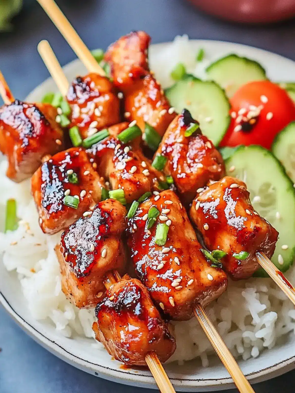 Delicious Korean BBQ Chicken Skewers Perfect for Any Grill 5 Korean BBQ Chicken Skewers