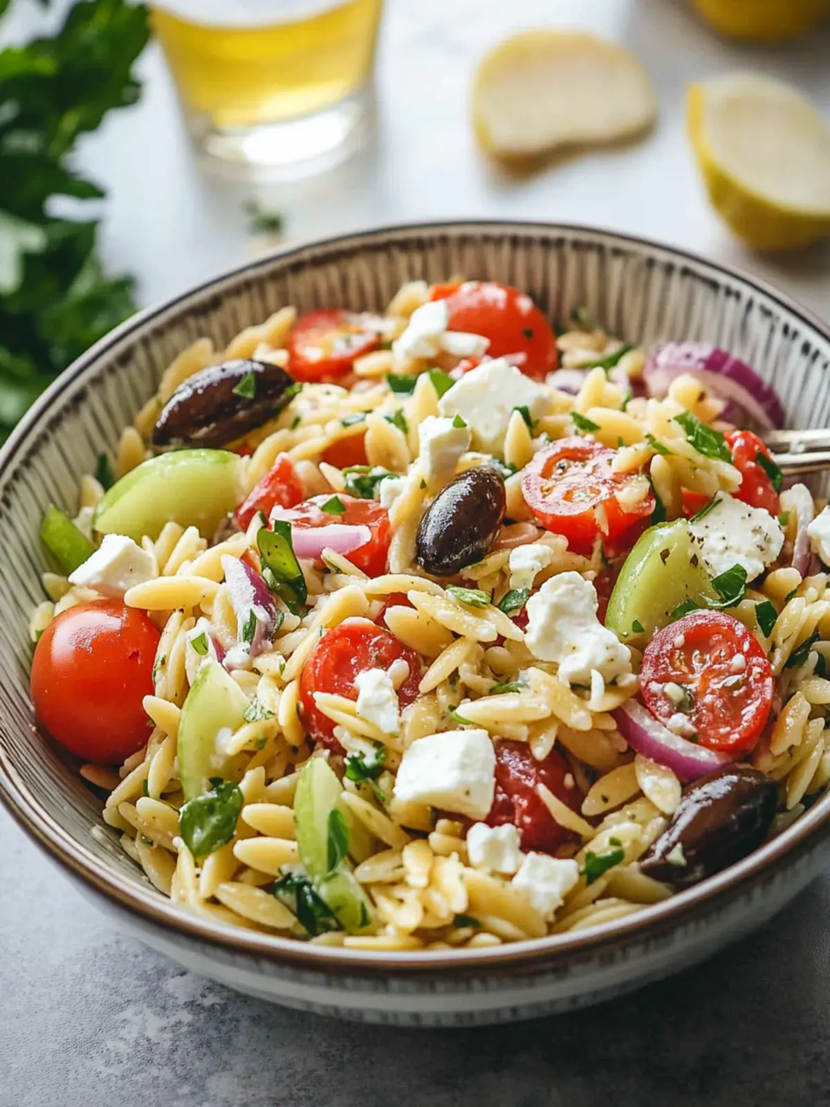 Greek Orzo Salad